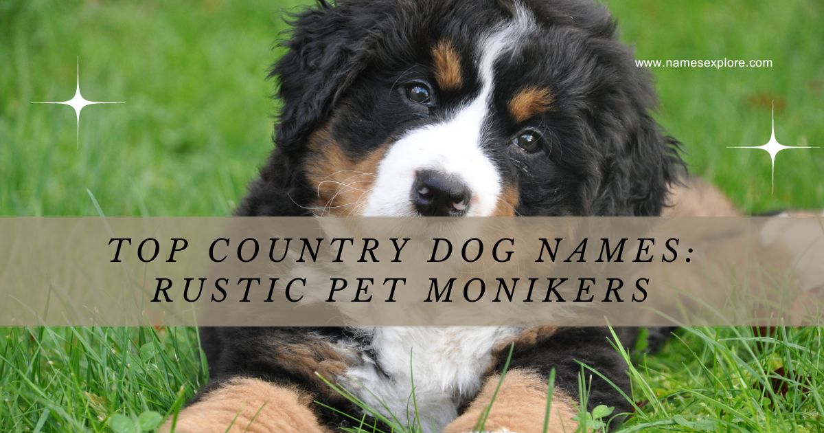 Top Country Dog Names: Rustic Pet Monikers