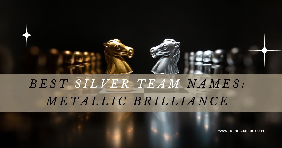 Best Silver Team Names: Metallic Brilliance