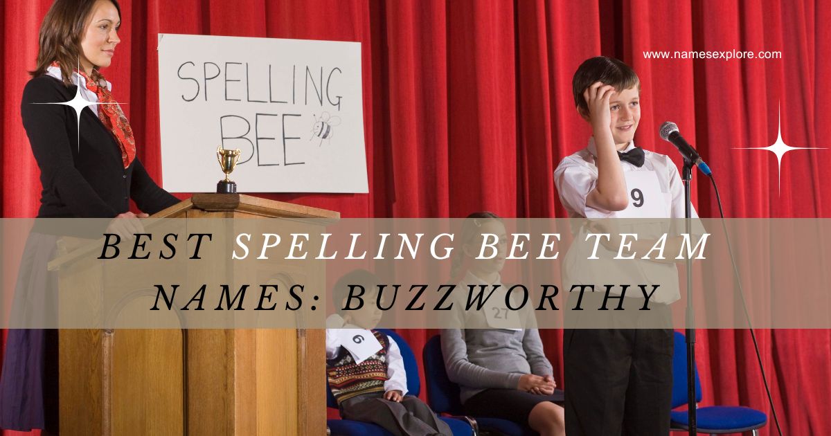 Best Spelling Bee Team Names: Buzzworthy
