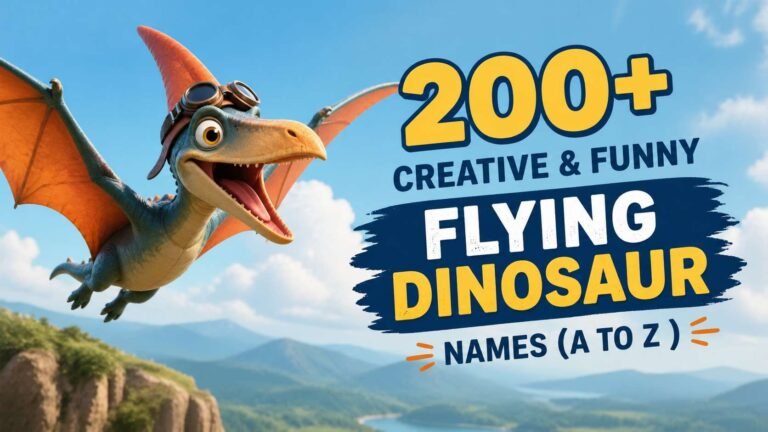 Flying Dinosaur Names