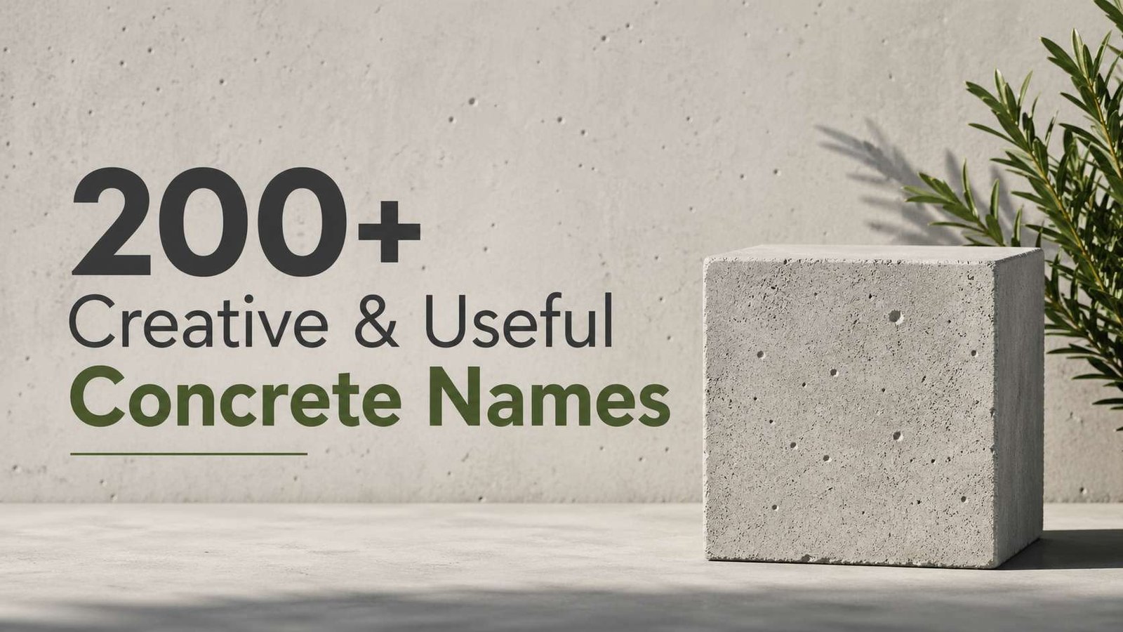 Concrete Names