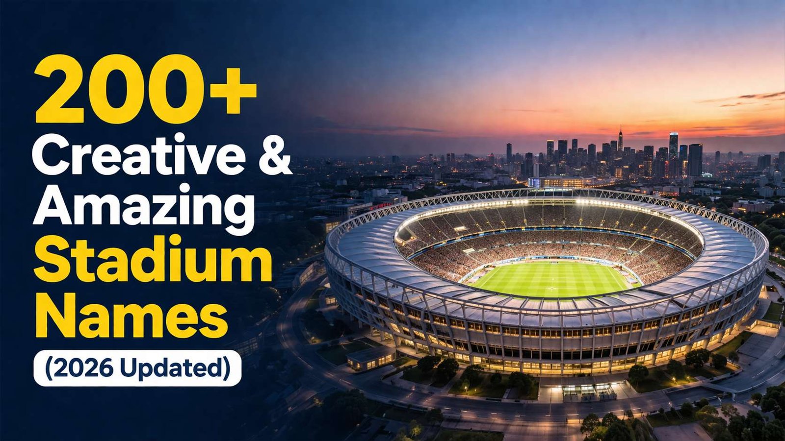 200+ Creative & Amazing Stadium Names (2026 Updated)
