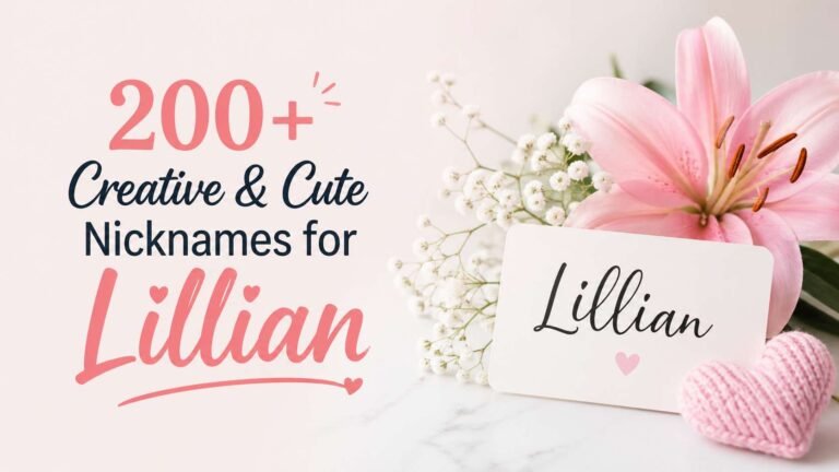 Nicknames for Lillian