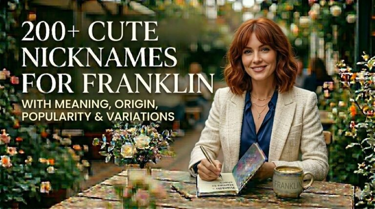 200+ Cute Nicknames for Franklin With Meaning, Origin, Popularity & Variations
