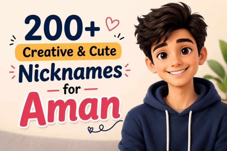 Nicknames for Aman