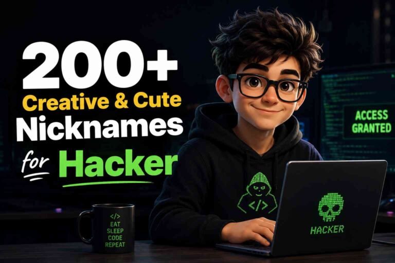 Nicknames for Hacker