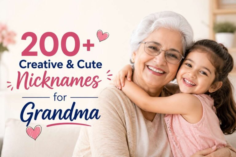 Nicknames for Grandma