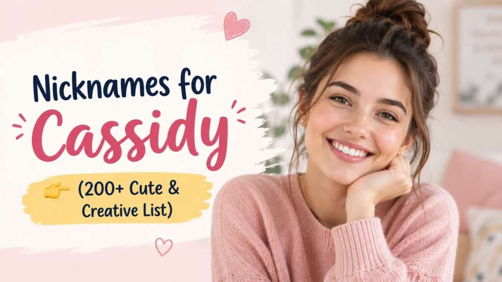 Nicknames for Cassidy