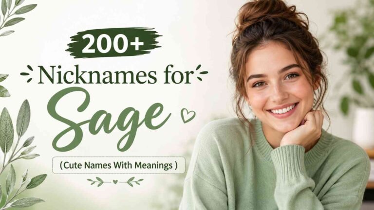 Nicknames for Sage
