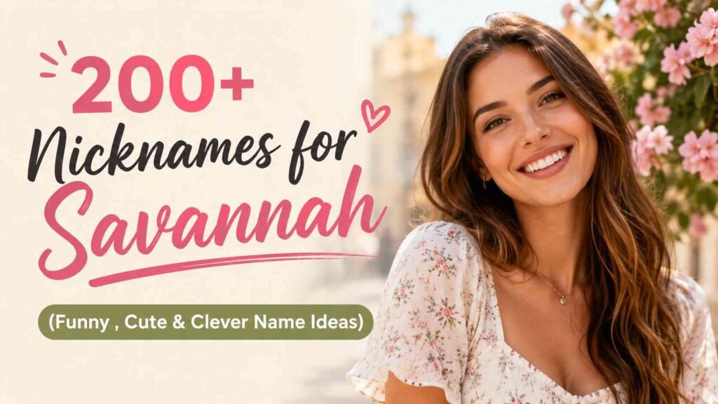 Nicknames for Savannah