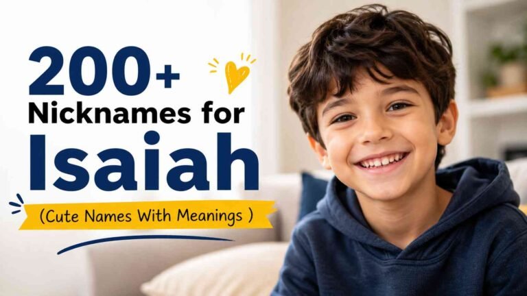 Nicknames for Isaiah