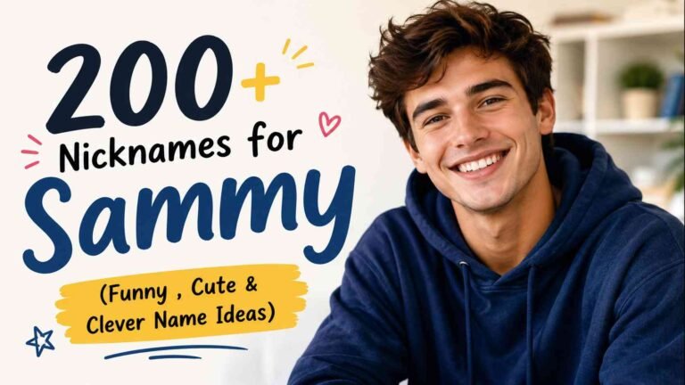 Nicknames for Sammy