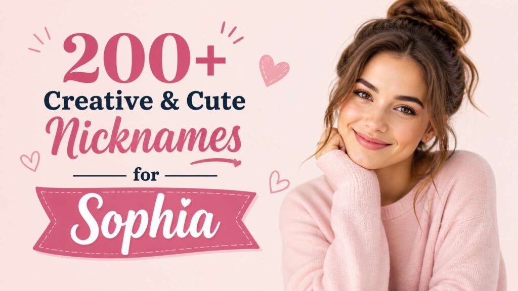 Nicknames for Sophia