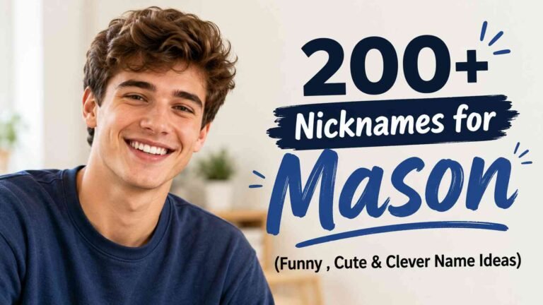 Nicknames for Mason