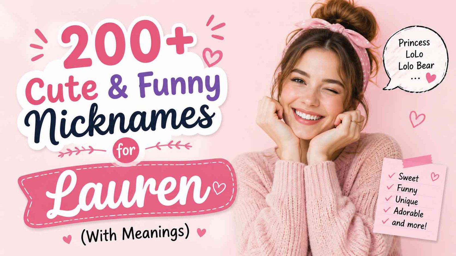 Nicknames for Lauren