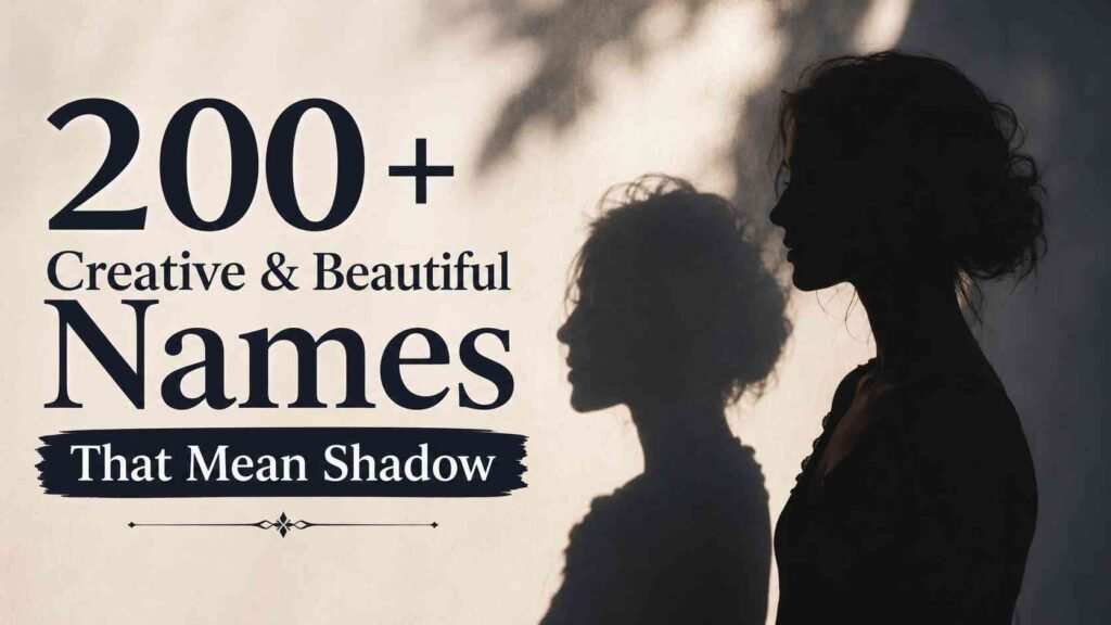 Names That Mean Shadow