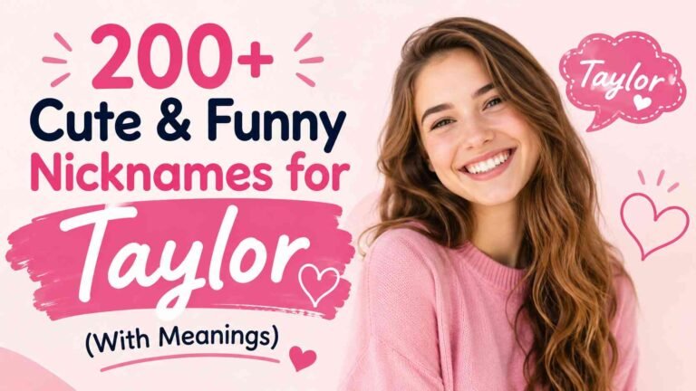 Nicknames for Taylor
