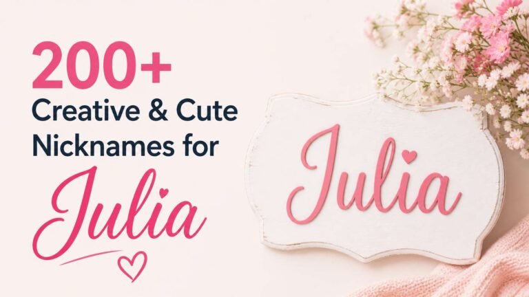 Nicknames for Julia