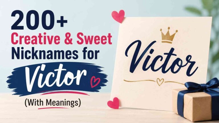 Nicknames for Victor