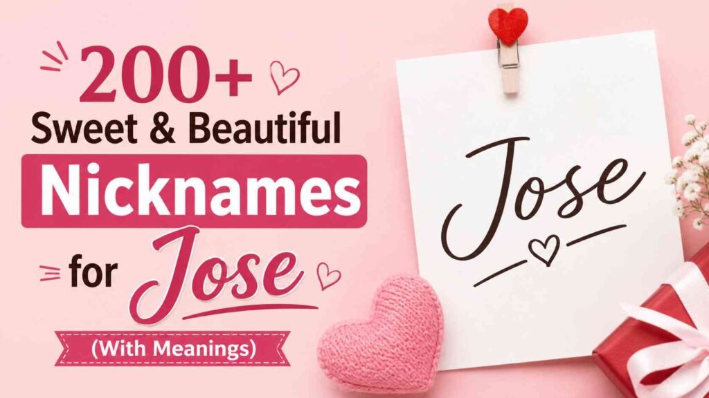 Nicknames for Jose