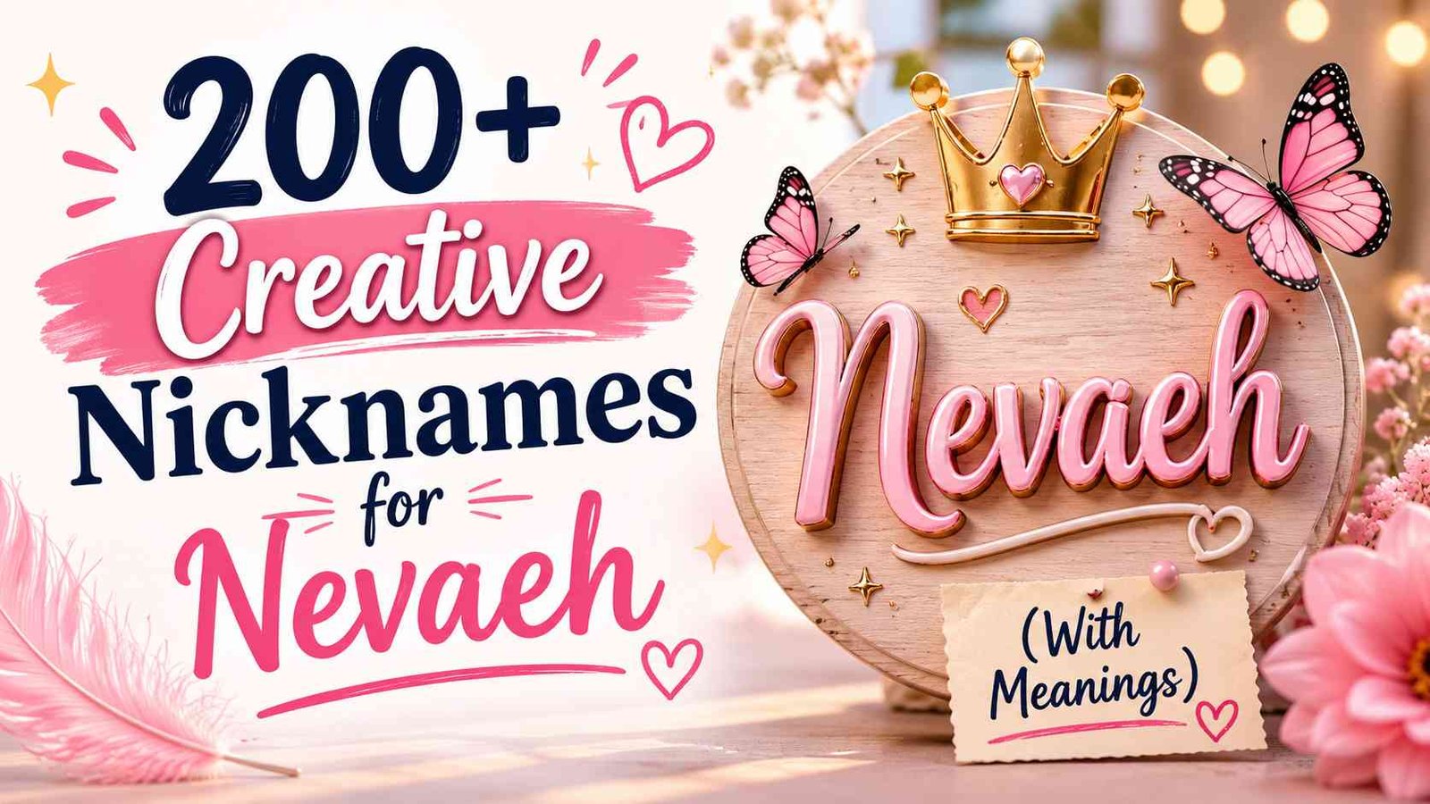 Nicknames for Nevaeh